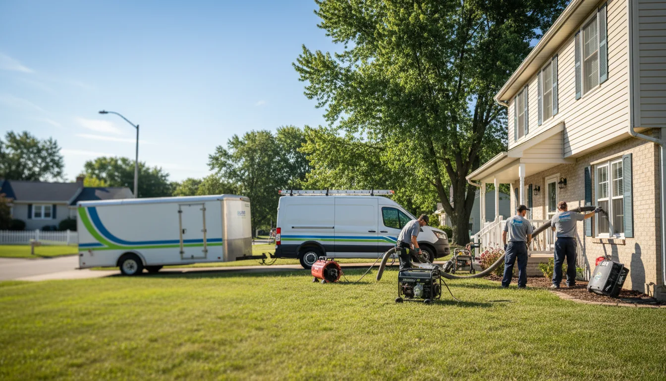 Flooded Basement Restoration And Cleanup With Repair in Melrose, MN near me